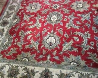 Area rug detail - smaller and room size rugs match