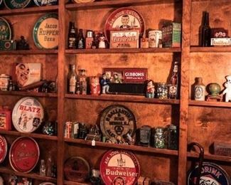 More antique beer trays.