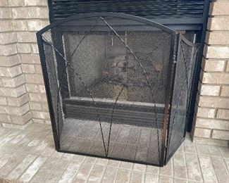 Fireplace screen, 4'W x 30"H,  $40
