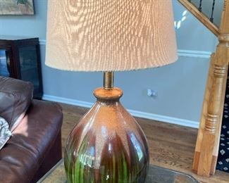 Pottery base table lamp, 30"H,  was $34, NOW $24
