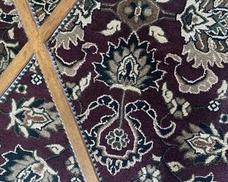 Additional closeup view of area rug