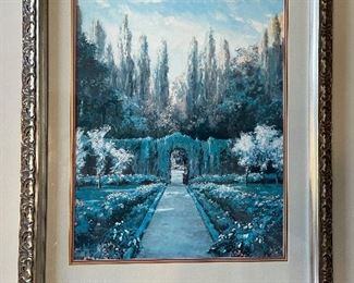 Garden gate picture, 37" x 44",  was $45, NOW $25