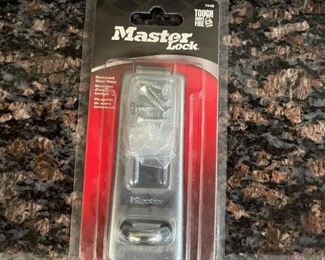 Master lock,  was $5 , NOW $3