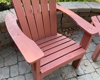Additional view of Adirondack chair