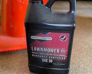 Lawnmower oil, SAE 30,  was $5, NOW $3