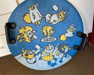 Round snow sled,  $5