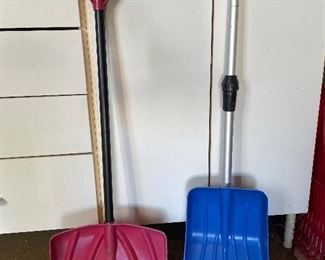 Smaller red and blue shovels #1,  was $6 each, NOW $4 each