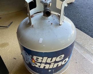 Blue Rhino 15 lb LP tank(empty),  $10 