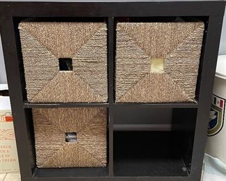 4 cube storage unit - 2 available,  was $22 each, NOW $15 each