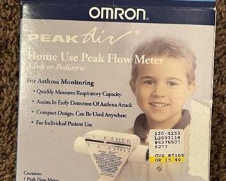 Peak flow meter,  was $5, NOW $3