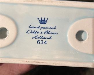 Signed delft Blue figurine