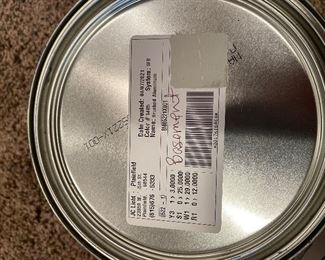 "Brushed Aluminum" gallon of paint,  was $28, NOW $18