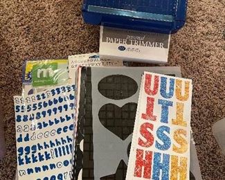 Part of the Scrapbook supplies