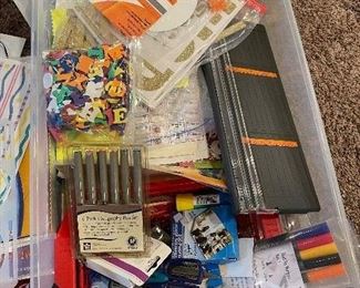 Scrapbook supplies (including the following),  was $50, NOW $30