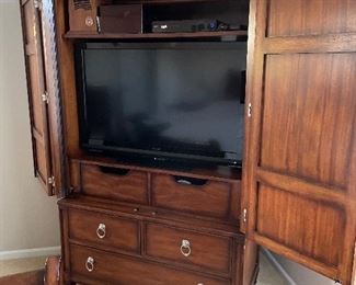 Additional view of inside of armoire