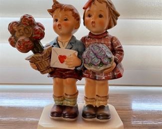 Vintage Hummel The Love Lives On # 416 Boy + Girl with flowers, was $30, NOW $18