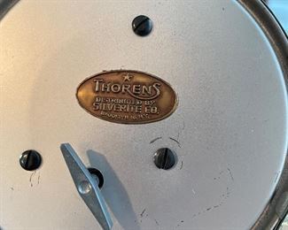 Vintage 1940s Thorens Metal Powder Box lithograph scene