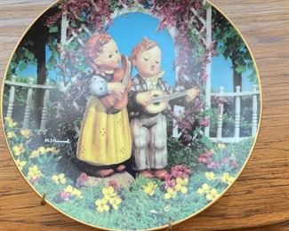 MJ Hummel signed numbered and dated ceramic plate 'little musicians'., was $8, NOW $5