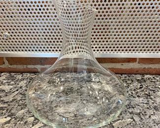 Glass wine decanter, 9.5"H, was $14, NOW $9