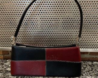 Gucci red & black handbag, $195