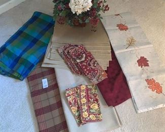 Fall Linens Tablecloth Cloth Napkins