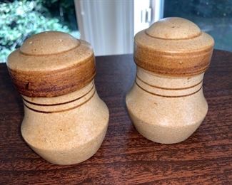 Treasure Craft Pottery Salt Pepper