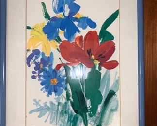 Signed Painting GM Flores