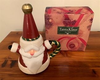 Tanta Klaus Tea Pot, Christmas, P Blank