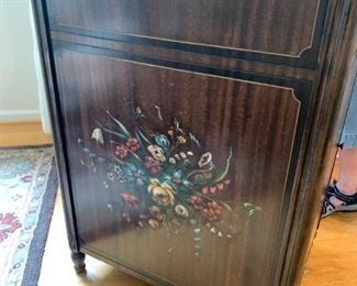 Vintage Hitchcock Style Painted Cabinet