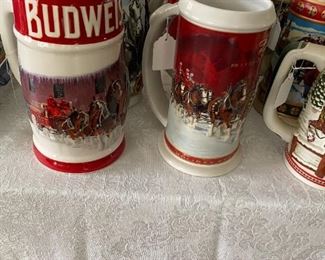 WONDERFUL OLDER BUDWISER STEINS '