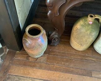 EARLY CROCKS AND THE BEAUTIFUL LEG ON THE PIANO