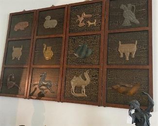 WONDERFUL UNUSUAL WOOD WALL HANGING