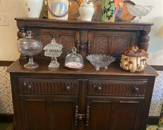 VERY PRETTY EARLY SIDEBOARD