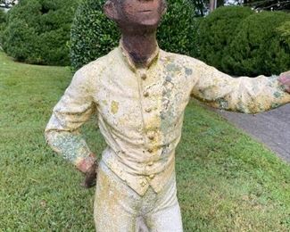 LAWN JOCKEY RARE TO FIND