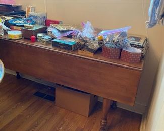  VERY LONG DROP LEAF TABLE