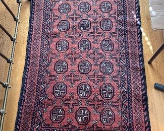 $320. Antique oriental carpet and good condition. 3’ x 4’ 6 inches