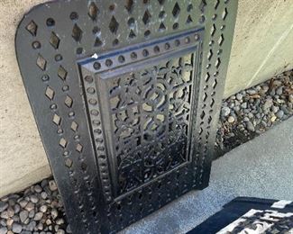 $120. Antique English fire grate.  22” w x 28.5” h x 2.5” deep.