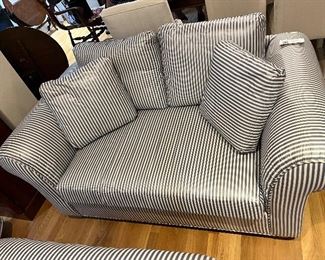 $440. Pair of loveseats.  63"w x 36"d x 34"h.  Great condition, one little repair needed on a seam less than an inch in length.