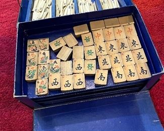 $290 Antique Mah-Jong set made for Harris’s of London