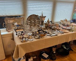 sterling silver and silver plate available