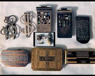 Sterling Money Clips, Belt Buckles and More 
