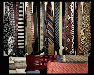 Loads of Great Ties and Scarves; There are More