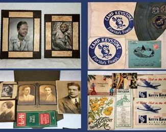 Mickey Rooney, Camp Keystone Collectibles, Old Photos and Old Ephemeral Items 