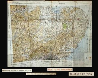 Military Edition Ordnance Map; there are other WWII Era Maps and Ephemeral Items 