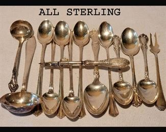 Sterling Flatware and Pick