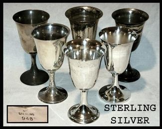 Sterling Silver Goblets
