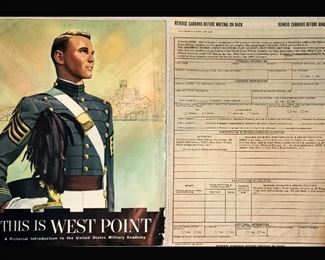 West Point Booklet, a Pictorial Introduction to the US Military Academy and Application c1940s