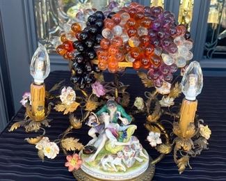 Fine German Volkstedt porcelain figurines - as good as Dresden