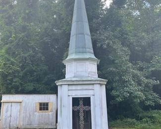 Copper Church steeple 