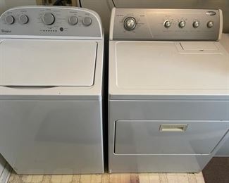 Whirlpool washer and dryer 